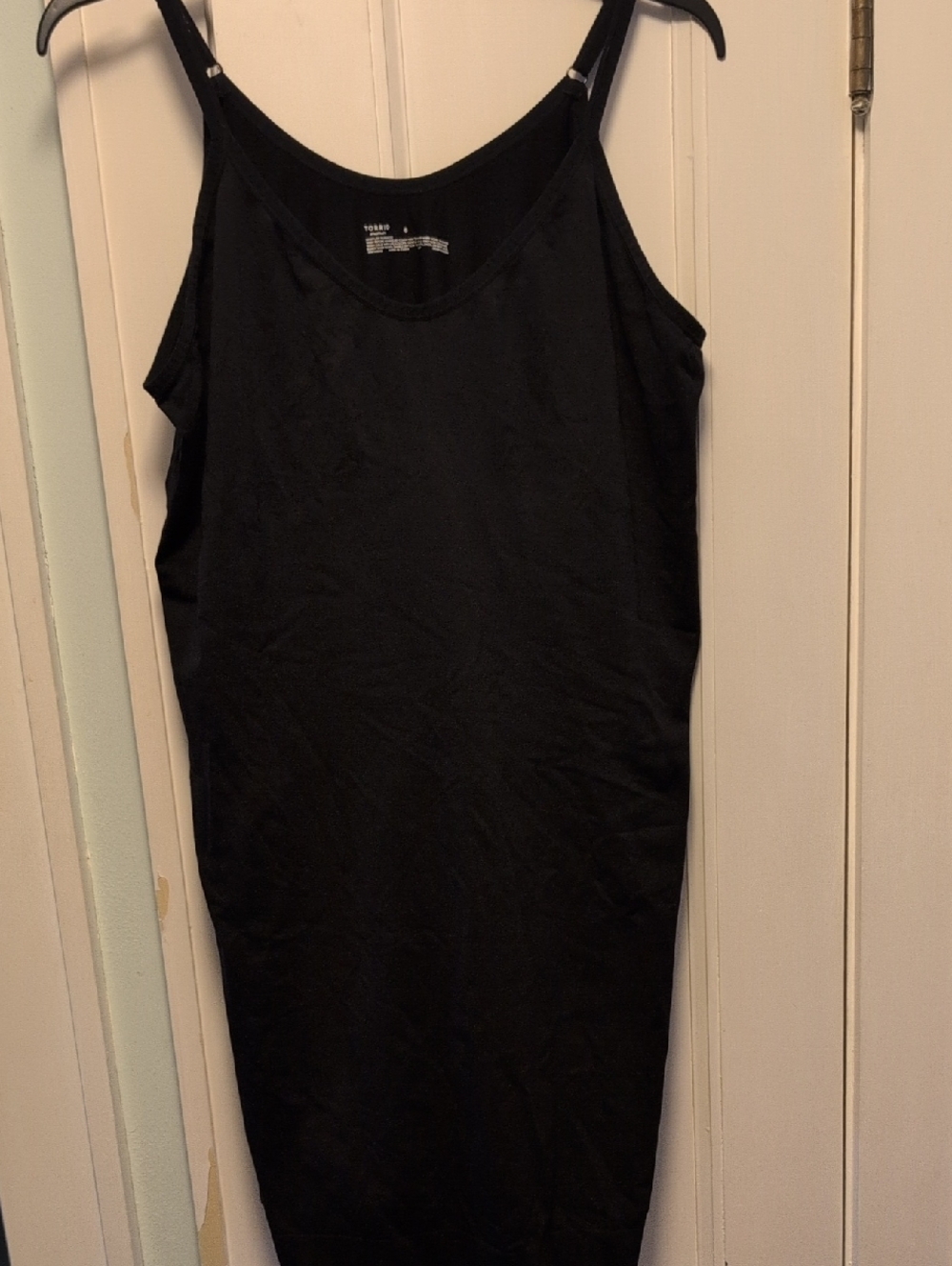 torrid Black Scoop Neck Shape wear Tank Dress 6